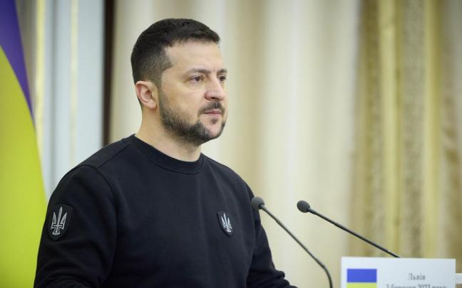 El presidente de Ucrania, Volodímir Zelenski, en una foto de archivo.