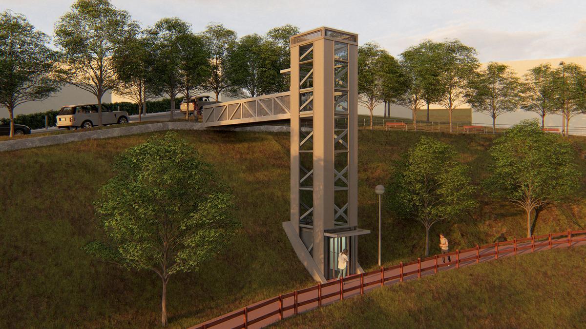 Infografía del quinto ascensor