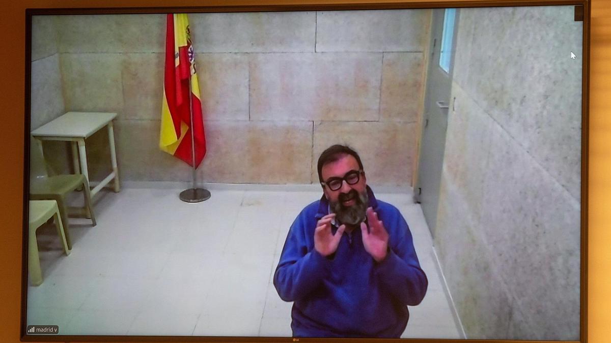 Koldo García, en una comparecencia