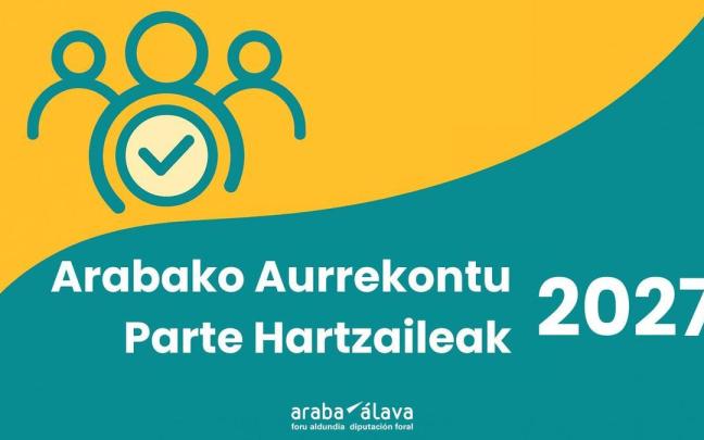 Arabako Aldundiak aurrekontu parte hartzaileak abiatu ditu berriz eta proposamenak maiatzaren 8ra arte aurkez daitezke.