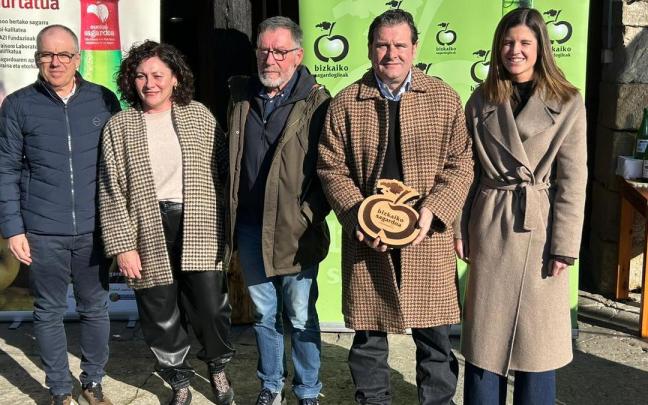 La inauguración del txotx tenía lugar esta mañana de martes