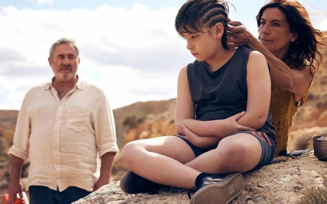 Una imagen de Sirat, película de Oliver Laxe nominada a los Globos de Oro.