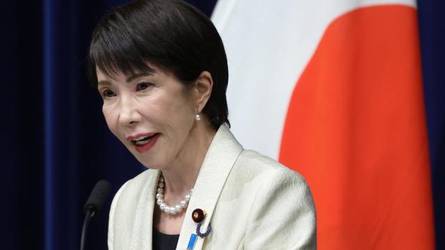 La primera ministra japonesa, Sanae Takaichi