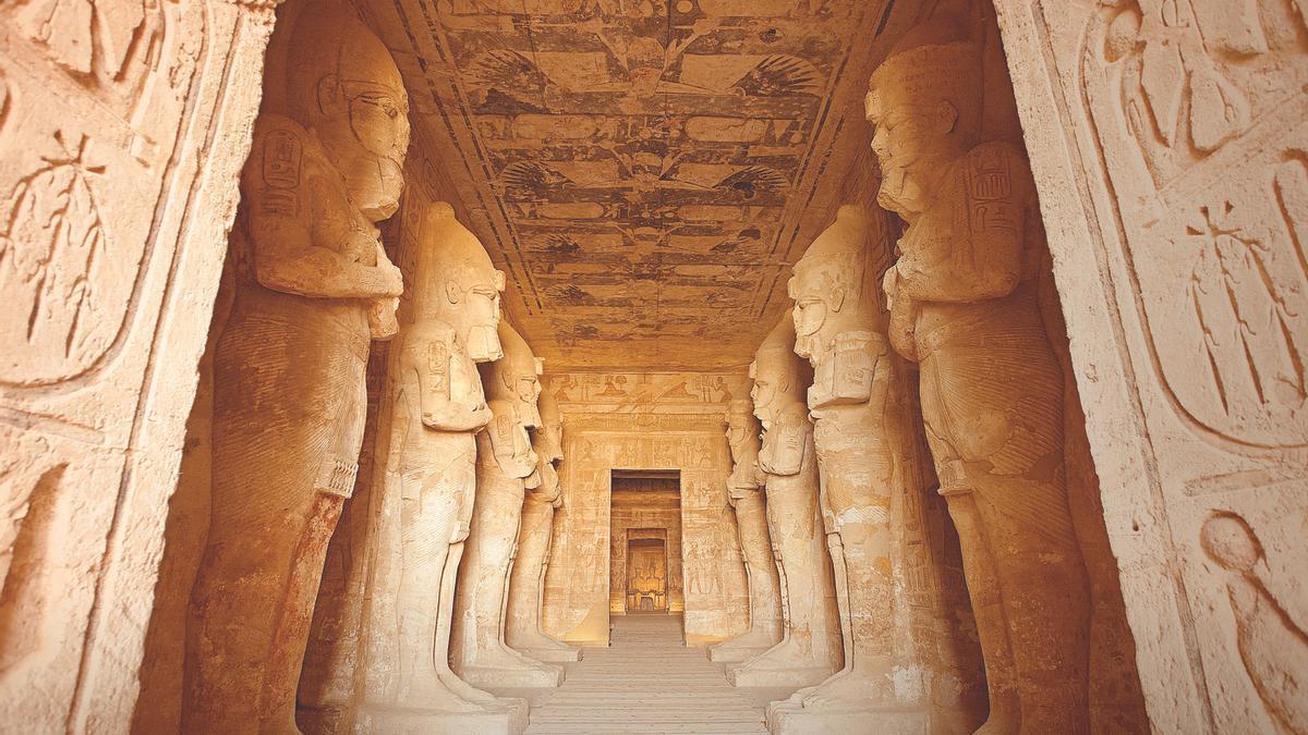 Templo de Abu Simbel, una creación de Ramsés II.