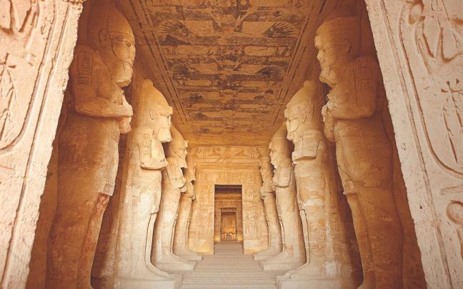 Templo de Abu Simbel, una creación de Ramsés II.