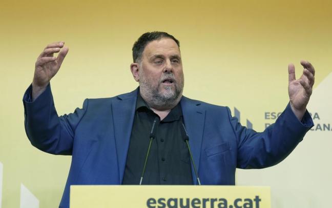 En una rueda de prensa Oriol Junqueras ha asegurado que no ha recibido presiones ni de Aragonès ni de Rovira para dejar el liderazgo de ERC.