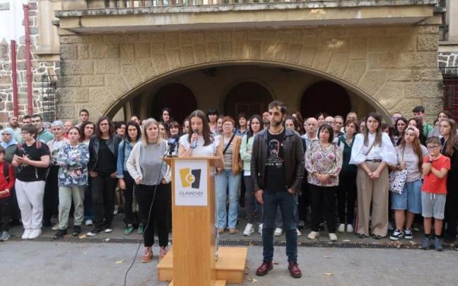 Algunos de los legazpiarras que participaron en la presentación.