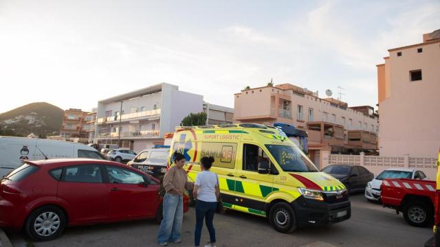 Una ambulancia en Ibiza.