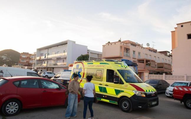 Una ambulancia en Ibiza.