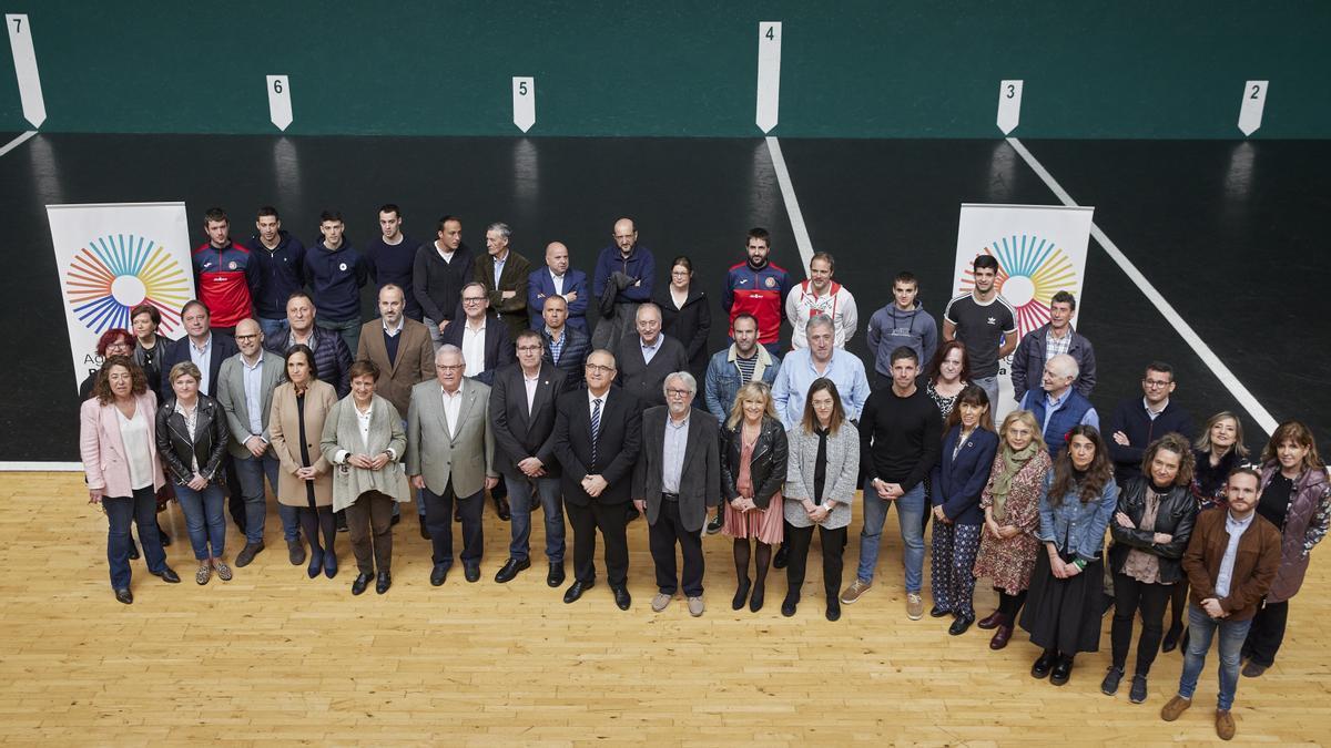 Presentación del proyecto Pamplona Capital Mundial de la Pelota.