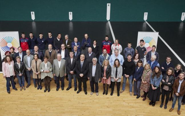 Presentación del proyecto Pamplona Capital Mundial de la Pelota.