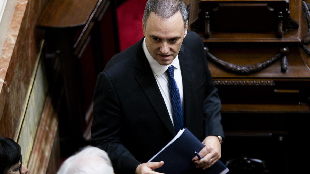 Manuel Adorni, en una imagen de archivo.