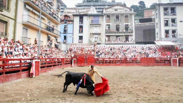 Las novilladas son una de las grandes atracciones que ofrece el programa festivo de Deba.