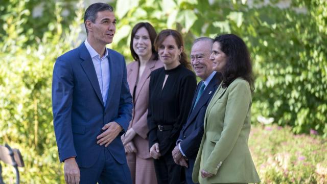 El presidente del Gobierno, Pedro Sánchez, a su llegada a la presentación del programa ‘Somos. Contamos: fin de la discriminación de las mujeres en la investigación de la salud’