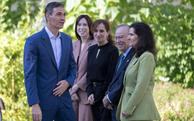 El presidente del Gobierno, Pedro Sánchez, a su llegada a la presentación del programa ‘Somos. Contamos: fin de la discriminación de las mujeres en la investigación de la salud’