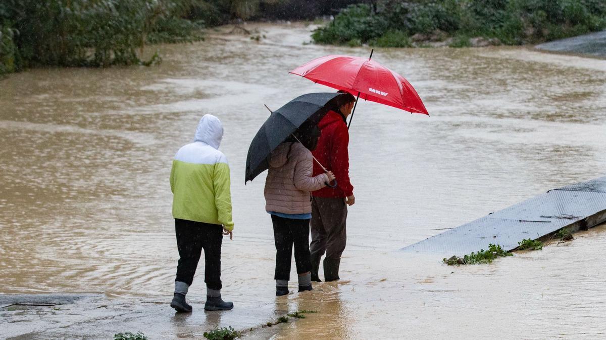 Imágenes de las zonas afectadas por las precipitaciones de las últimas horas