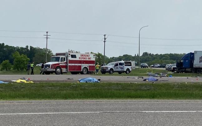 Imagen del lugar en el que h atenido lugar el accidente.