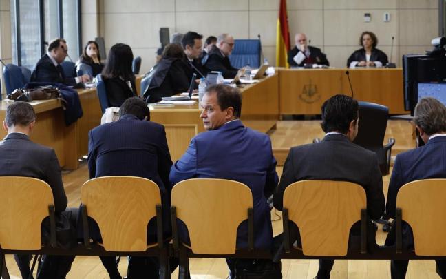 Vista general de la sala de la Audiencia Nacional donde ha comenzado el juicio contra Iberdrola.