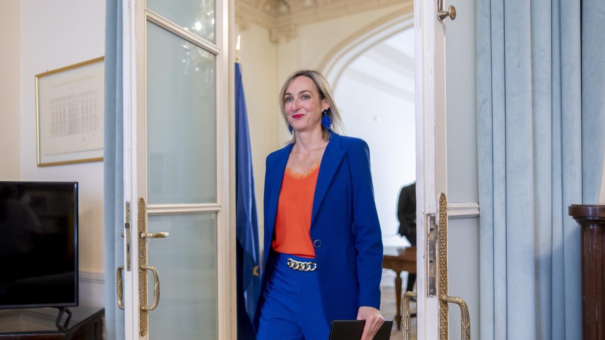 La consejera de Gobernanza, Administración Digital y Autogobierno, Maria Ubarretxena.