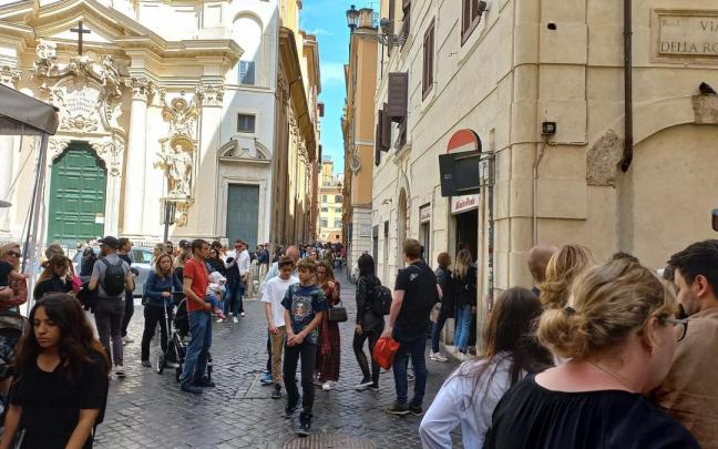 El viaje de un vitoriano a la capital italiana.