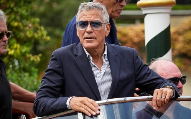 Clooney, en la anterior edición del Festival de Venecia.