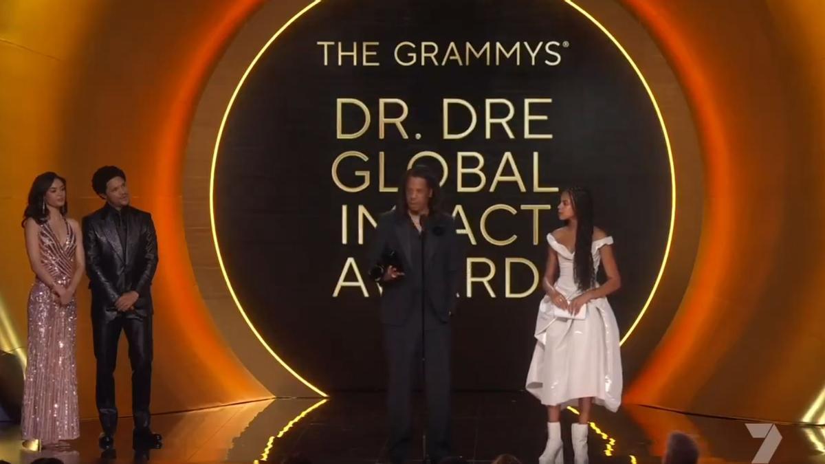 La intervención de Jay-Z en los Grammy.