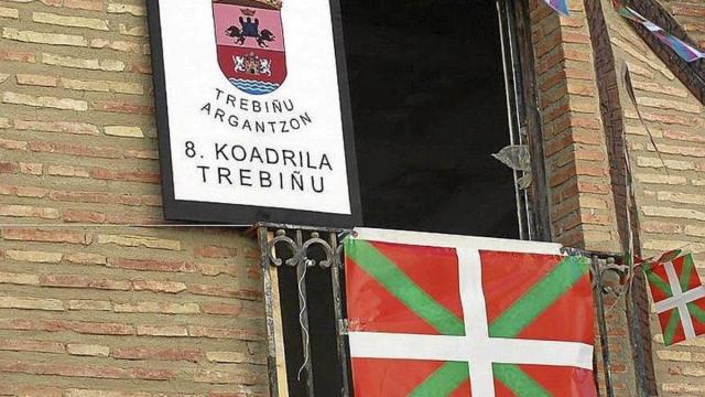 Cartel a favor de la integración de Treviño en Álava
