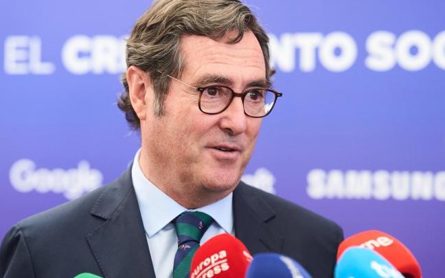El presidente de la CEOE, Antonio Garamendi.