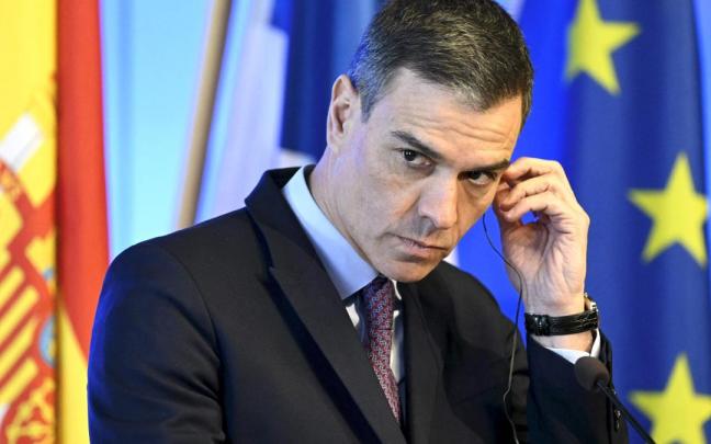 Pedro Sánchez, este viernes. Pedro Sánchez, este viernes.