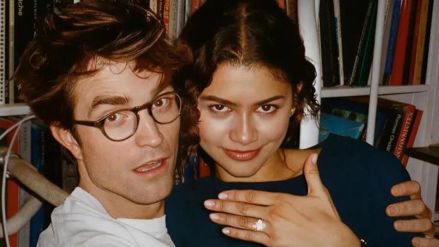 Zendaya y Robert Pattinson en la película 'El drama'.