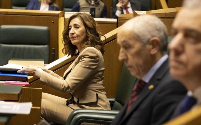 La consejera de Autogobierno, durante un pleno reciente.