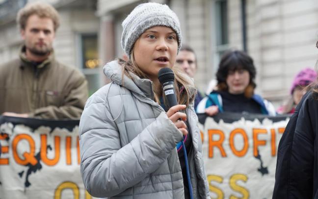 Greta Thunberg en una foto de archivo