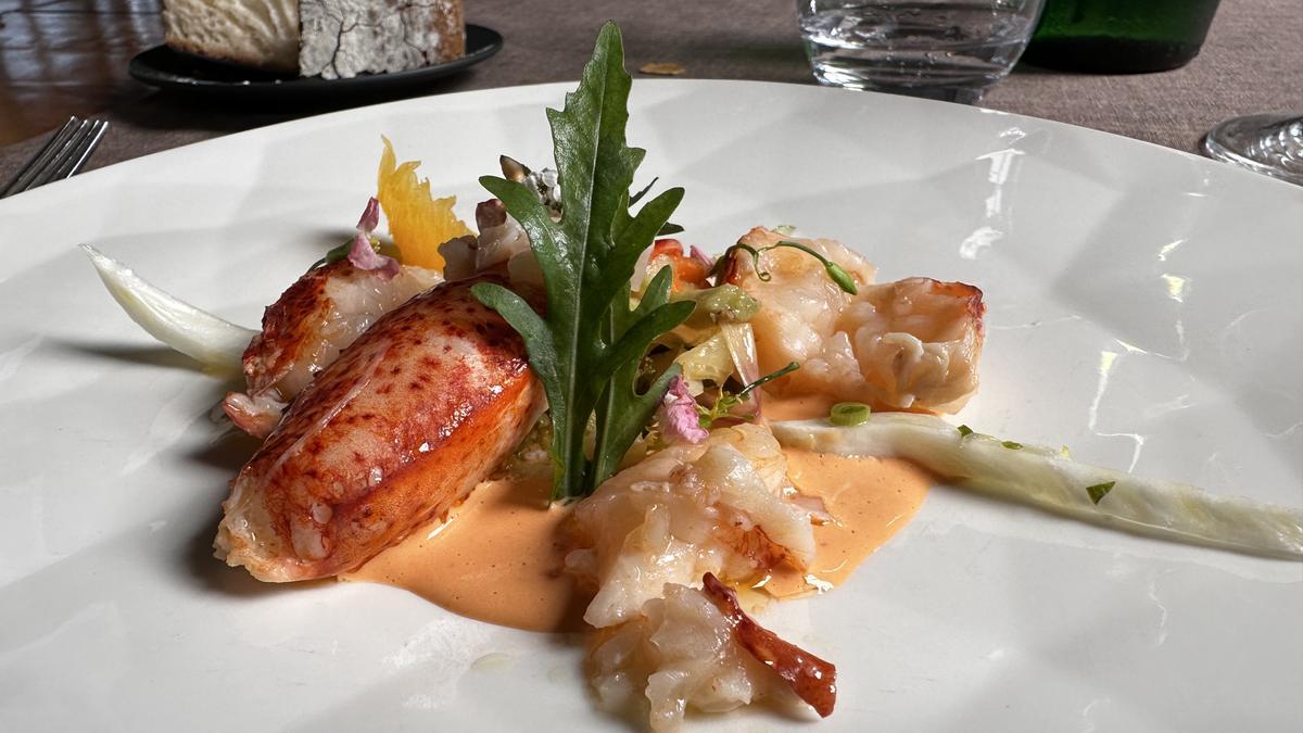 Ensalada de bogavante.