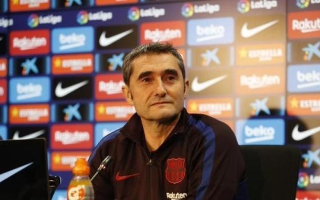 Ernesto Valverde durante su paso por el Barcelona. Ernesto Valverde durante su paso por el Barcelona.