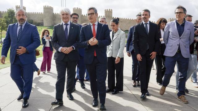 El ministro Bolaños, durante un acto institucional este miércoles en Ávila