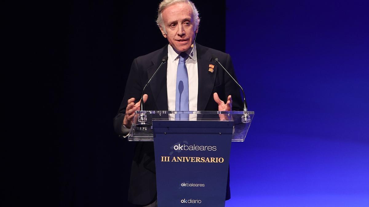 Eduardo Inda, durante un acto de OkBaleares.