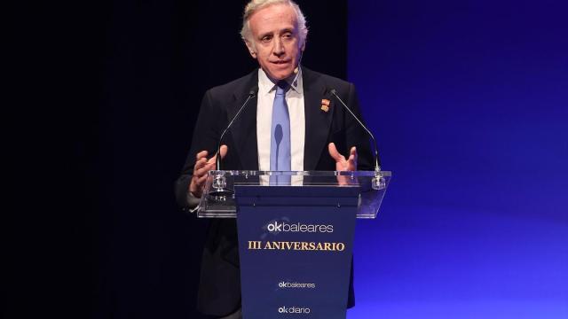 Eduardo Inda, durante un acto de OkBaleares.