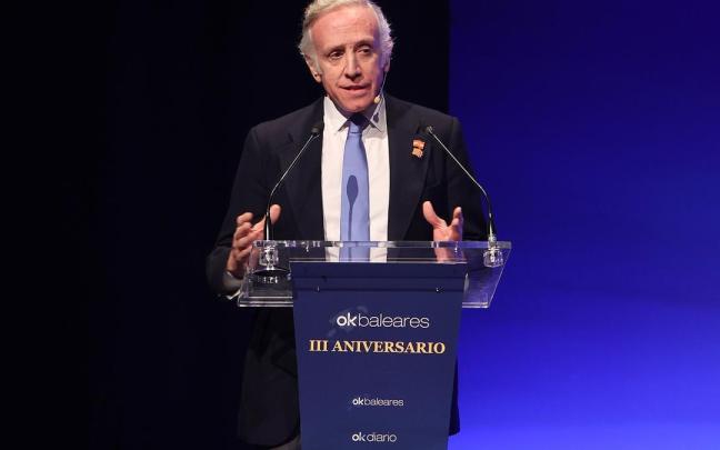 Eduardo Inda, durante un acto de OkBaleares.