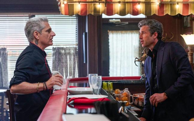 Michael Imperioli y Patrick Dempsey en una imagen de la serie ‘Memoria de un asesino’