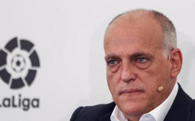 Javier Tebas, presidente de LaLiga, en una imagen de archivo. Javier Tebas, presidente de LaLiga, en una imagen de archivo.