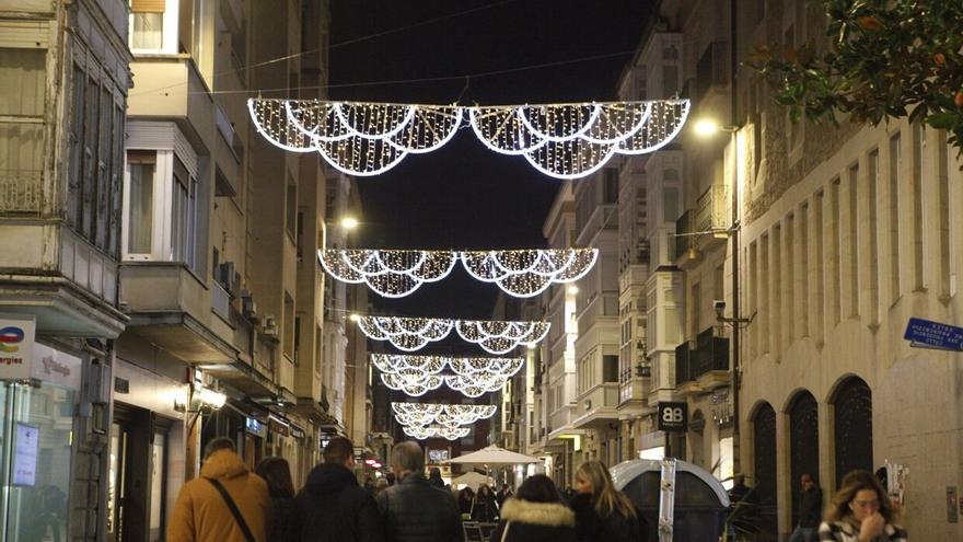 Encendido de las luces de Navidad en Gasteiz. Foto: Pilar Barco