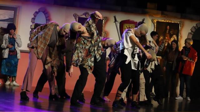 Una de las escenas que ha regalado a lo largo de toda su trayectoria el concierto de Carnaval de Bergara; una cita con mucho tirón que prácticamente tiene agotadas las entradas.