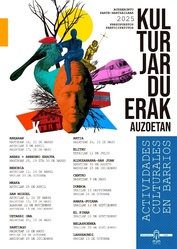 Imagen del cartel de la Agenda Cultural en los Barrios.
