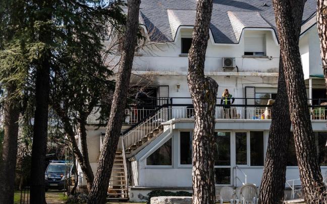 La residencia de Aravaca en la que se registró el incendio.