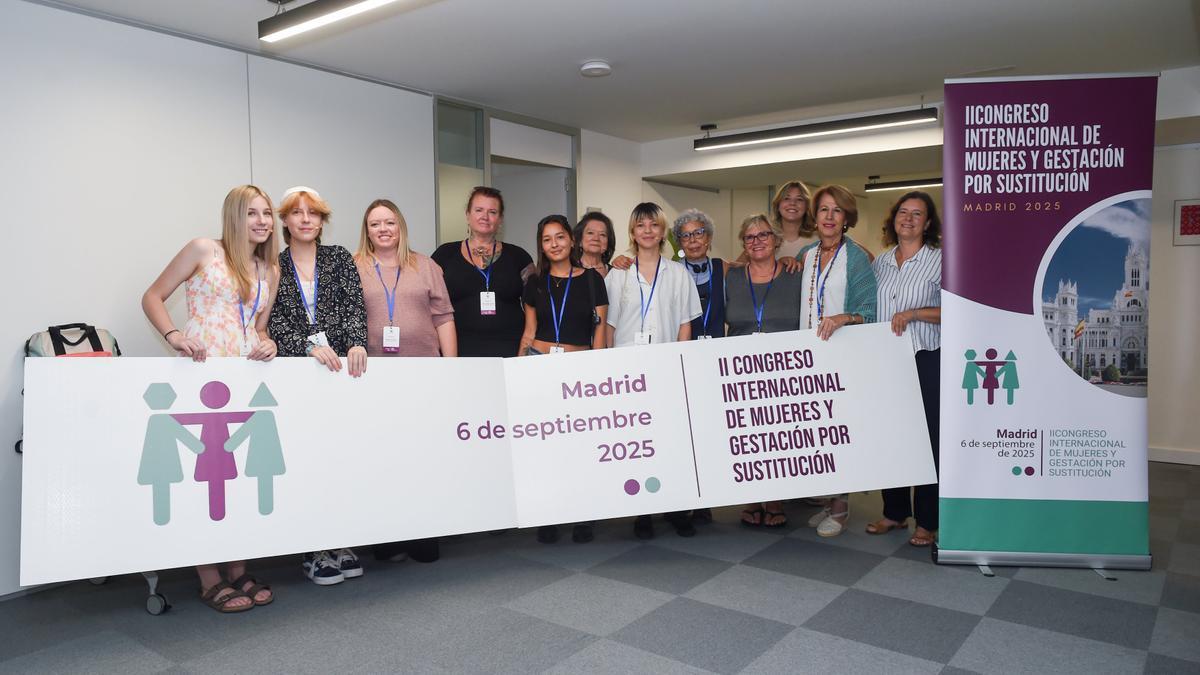 Gure Umeen Ametsak participó ayer en Madrid en el congreso que hace dos años abanderó en Bilbao.