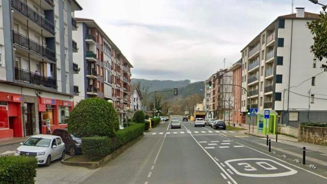 Tramo de la calle Garbe que se va a someter a obras de reurbanización