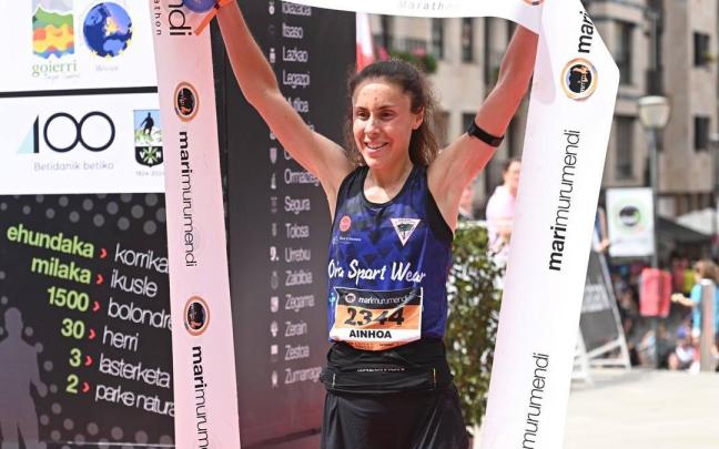 Samuel Dávila y Ainhoa Intxausti, los más rápidos en la maratón Marimurumendi