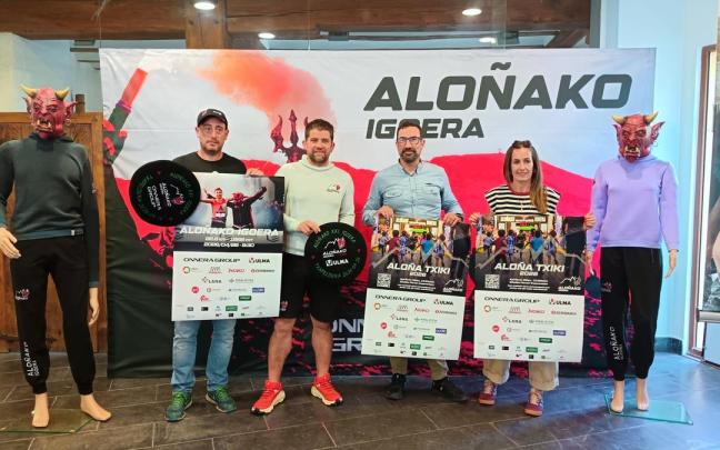 Pablo Arejolaleiba, Mikel Madinagoitia, Patxi Azpiazu (Onnera Group) y la edil Saioa Arkonada.