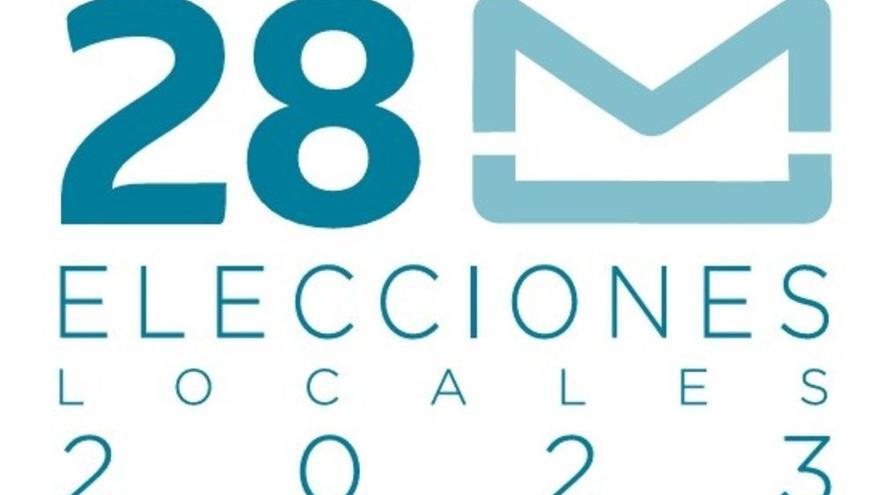 Logo de las elecciones municipales 28M