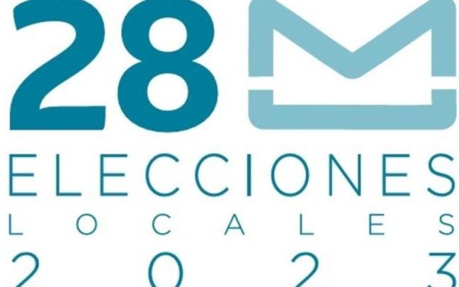 Logo de las elecciones municipales 28M